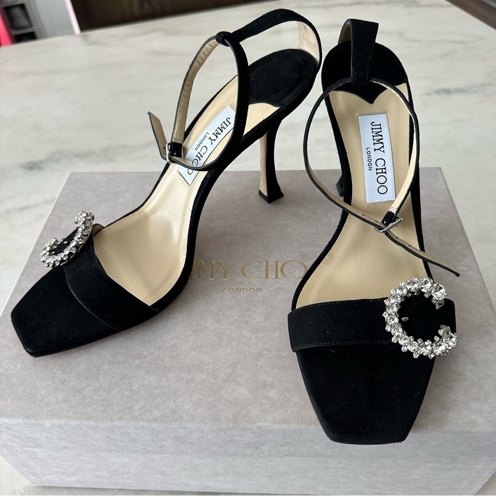 ❗️SOLD❗️Jimmy Choo MARSAI Heels full set - Picture 2 of 12